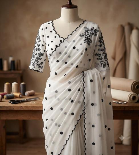 Nivara georgette wholesale market surat saree